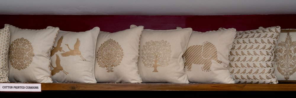 Beige & Gold Cushions Russell Street.jpg